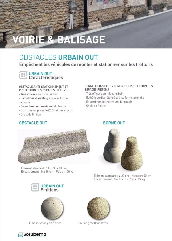 Fiche produit URBAINS OUT