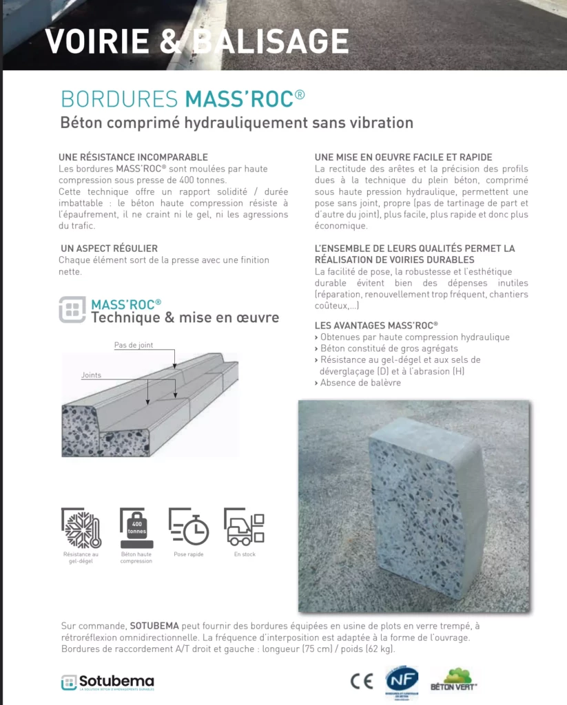 Fiche produit MASS’ROC®